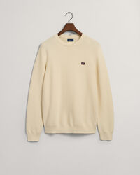 Light Texture Crew Neck Sweater