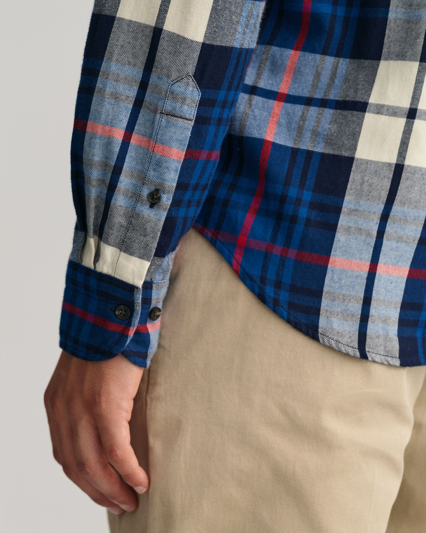 Regular Fit Plaid Flannel Shirt