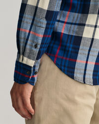 Regular Fit Plaid Flannel Shirt
