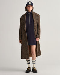 Half-Zip Sweat Dress