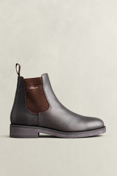 Prepdale Leather Chelsea Boots — DARK BROWN 5