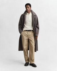 Cotton Cable Knit Half-Zip Sweater