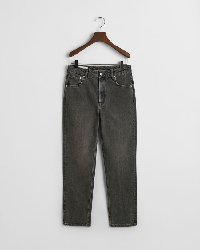 Straight Leg Cropped Jeans