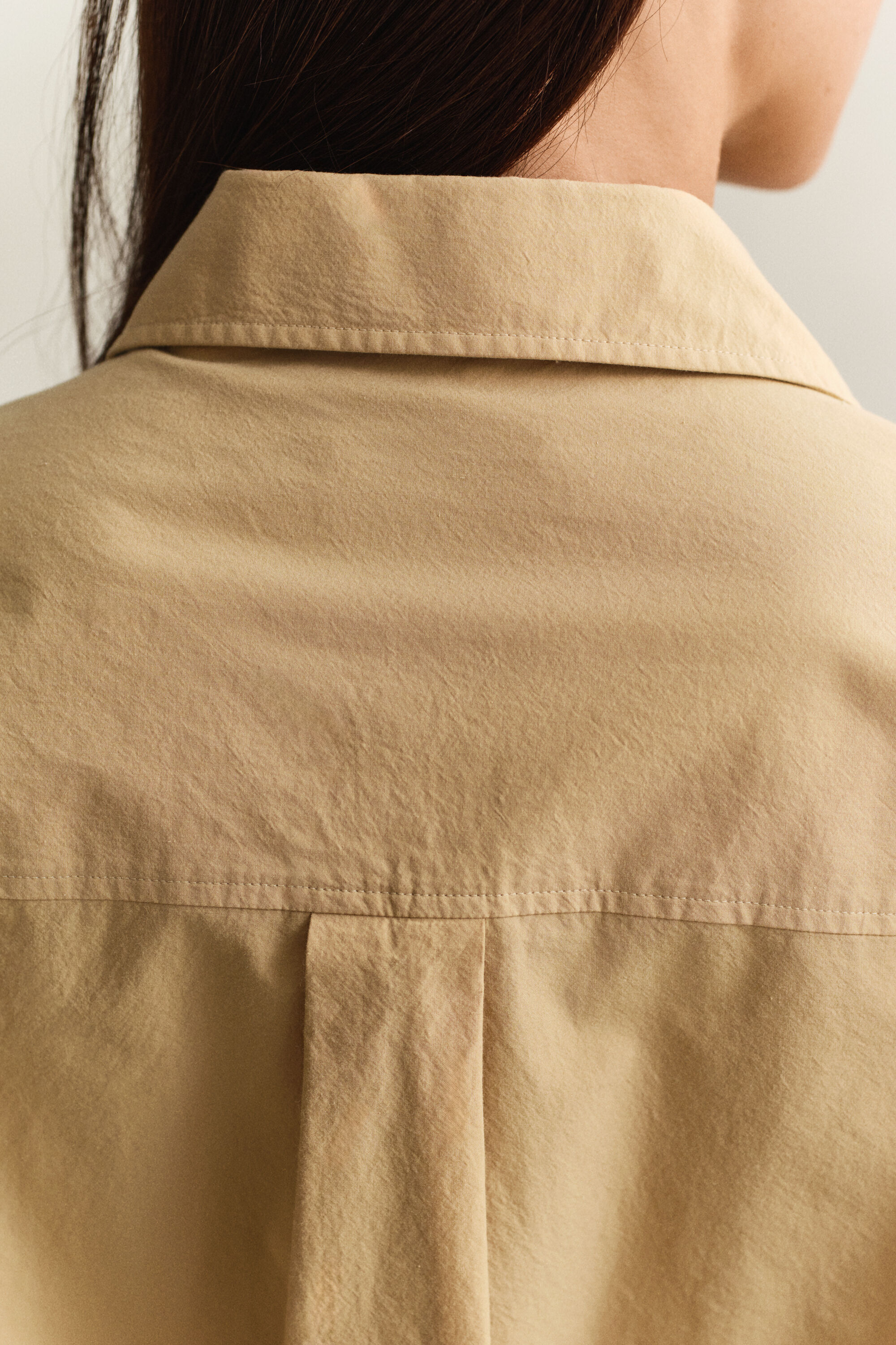 Belted Poplin Shirt Dress