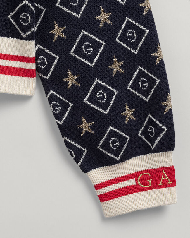 Teen Girls Icon Stars Knit Top