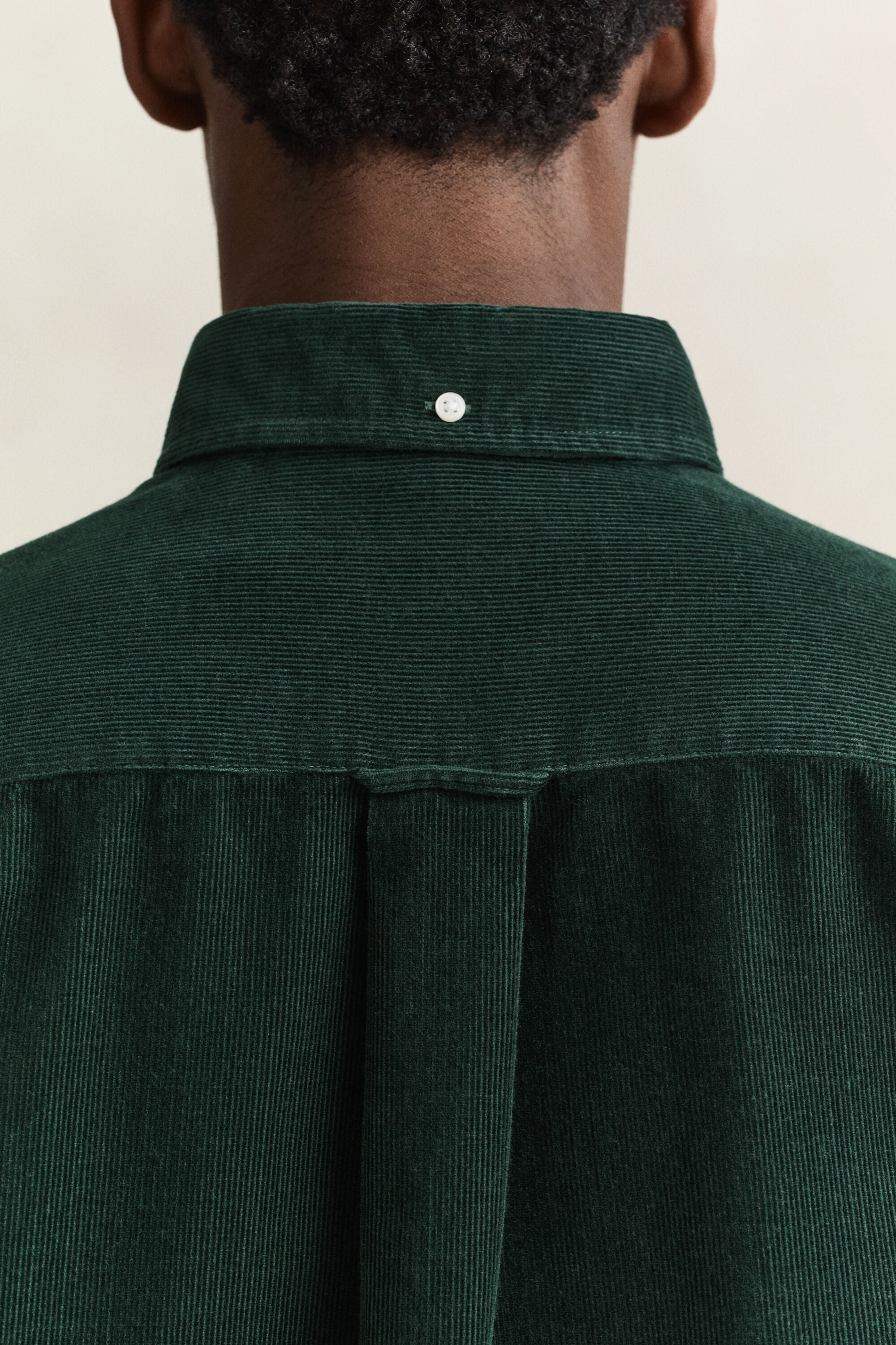 Corduroy Shirt — TARTAN GREEN