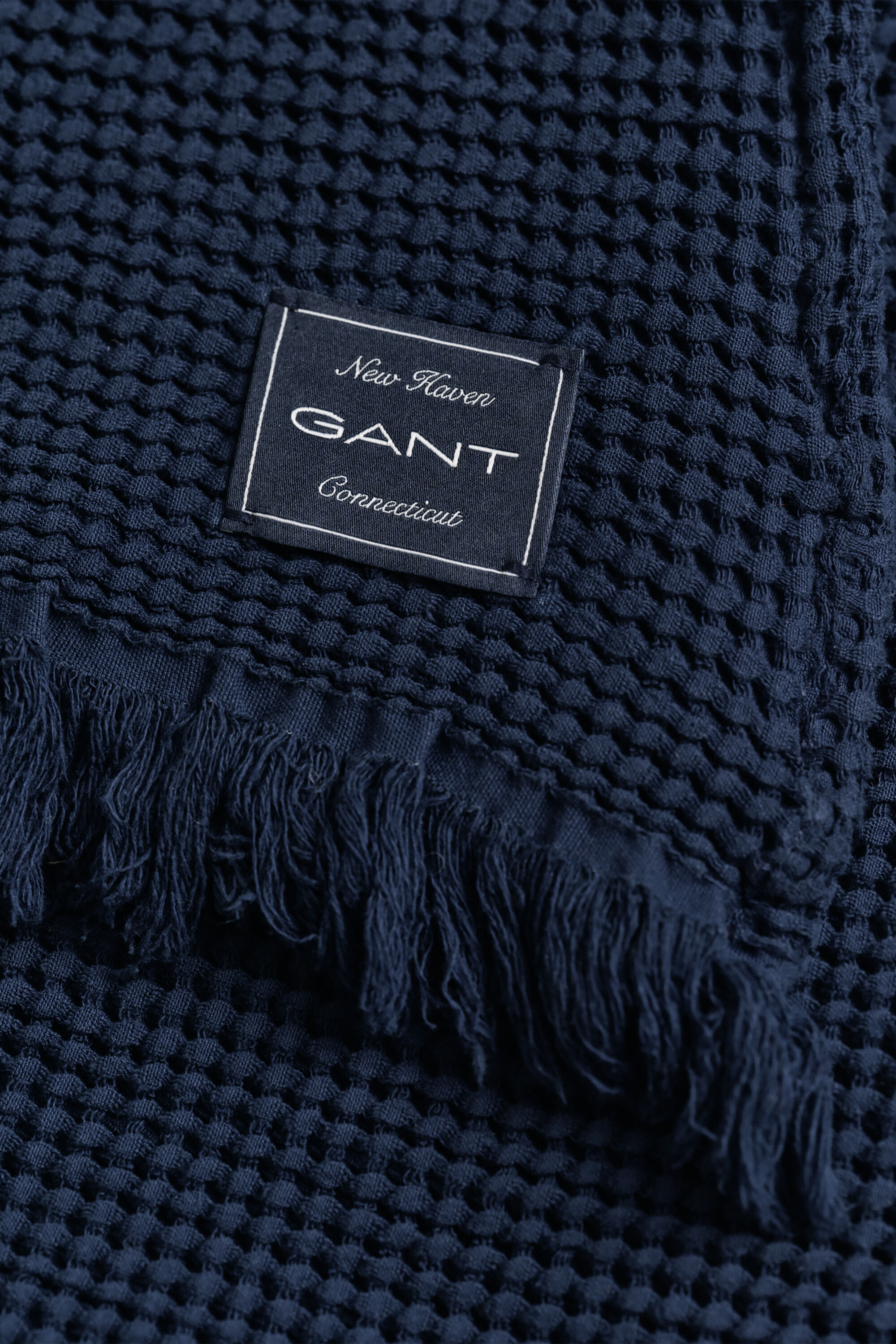 Waffle Textured Cotton Throw