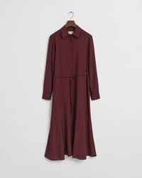 Midi Viscose Shirt Dress