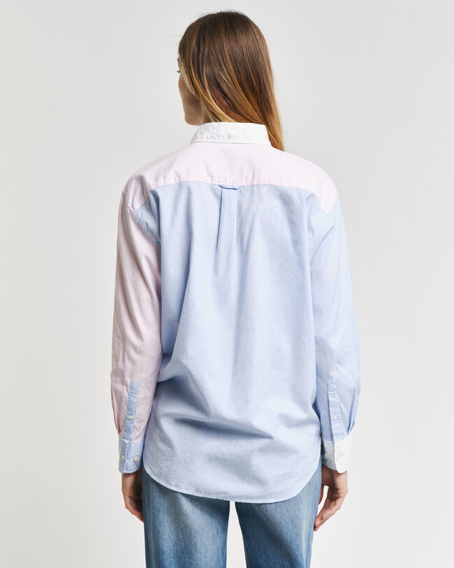 Relaxed Fit Patchwork Shirt