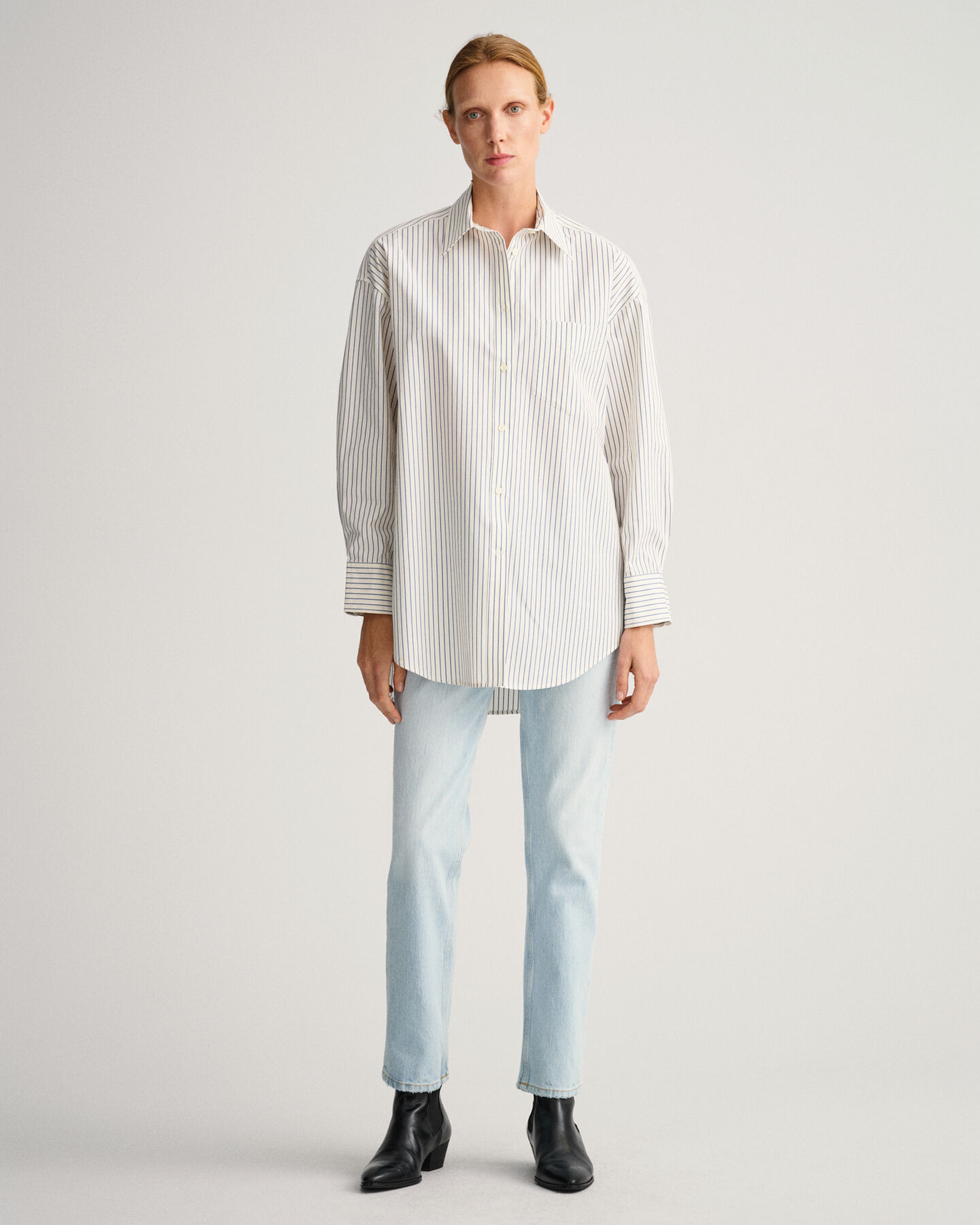 Oversized Pinstripe Shirt