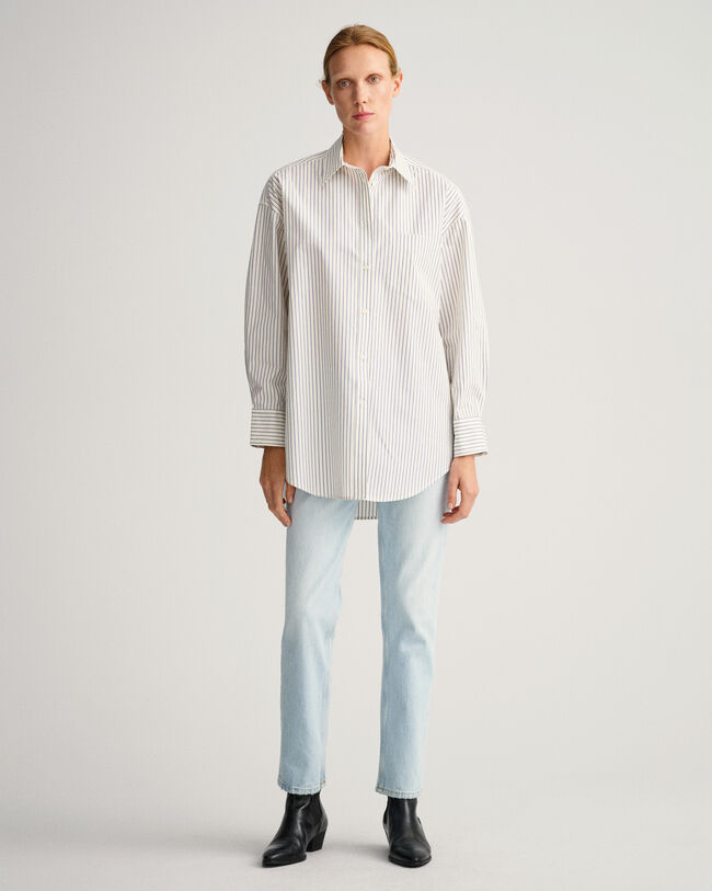 Oversized Pinstripe Shirt