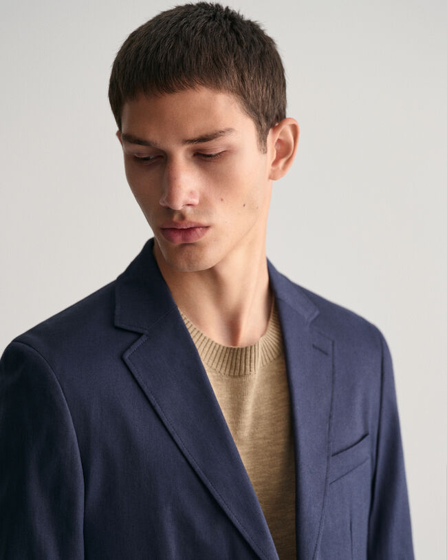 Cotton Linen Suit Blazer