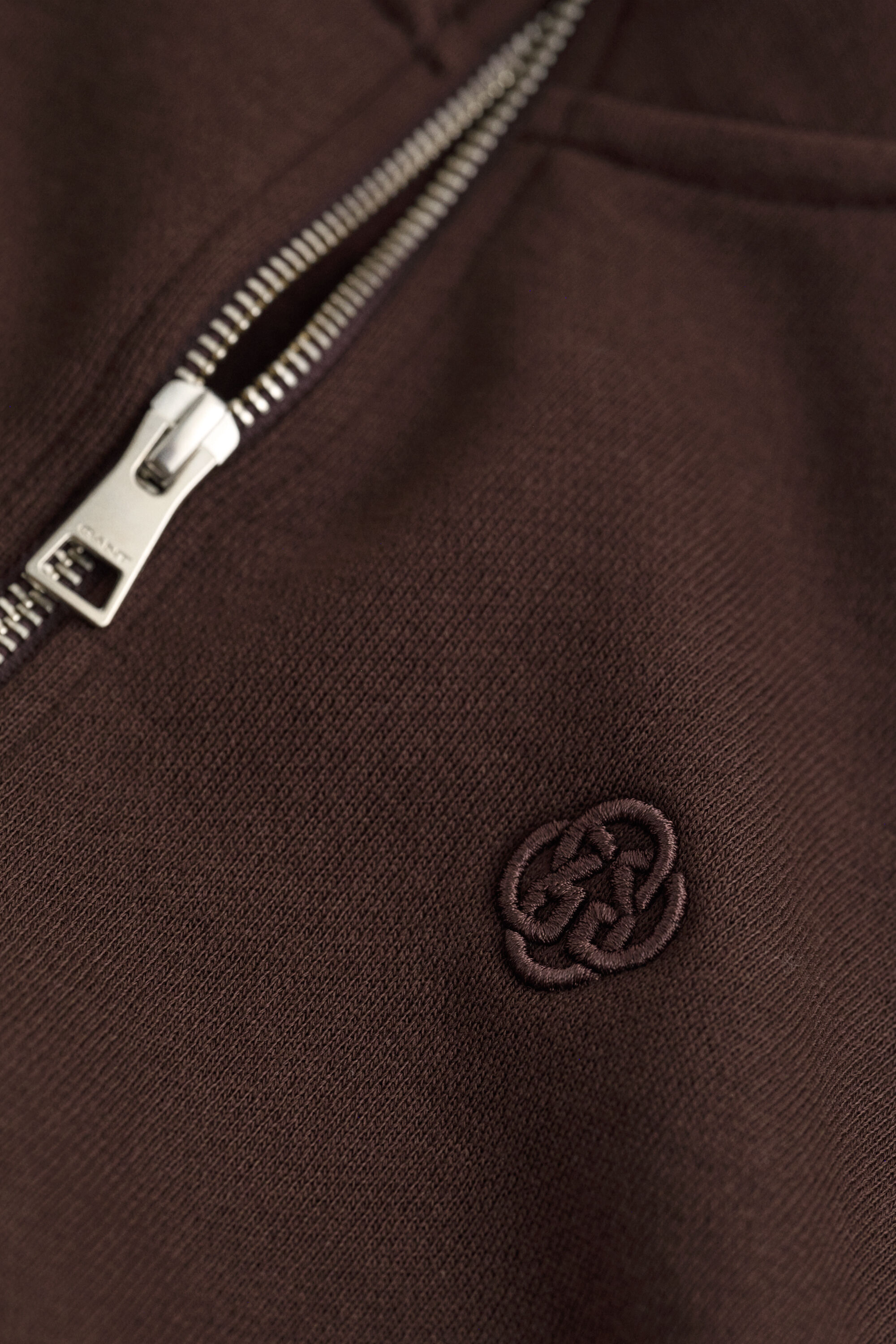 Embroidered Half-Zip Sweatshirt