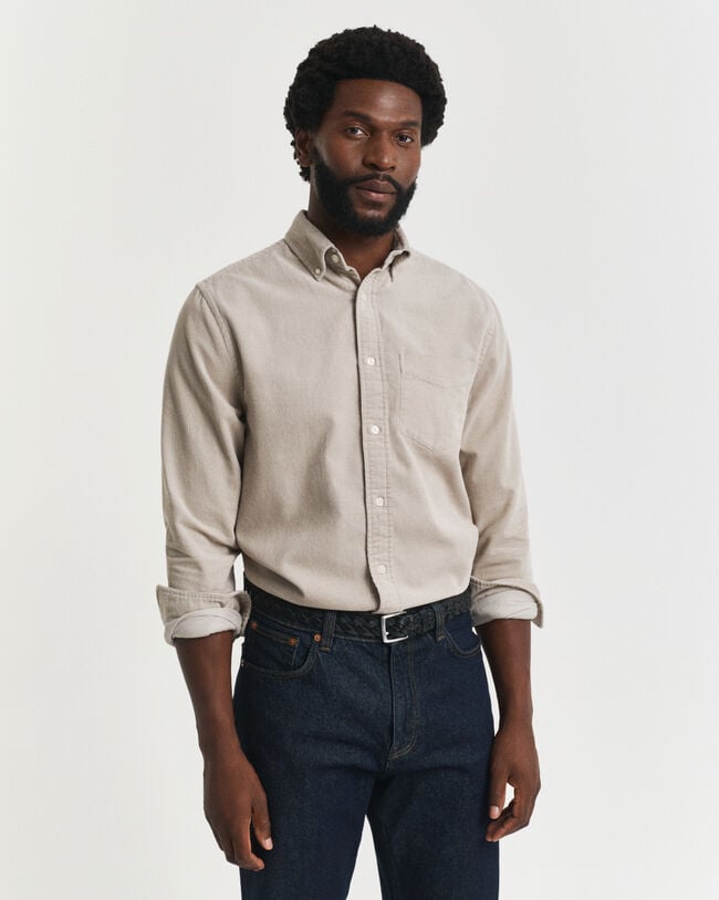 Regular Fit Corduroy Shirt