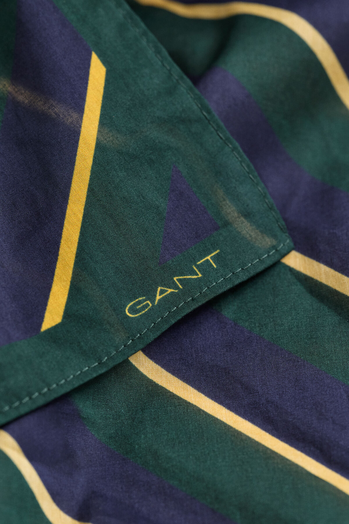Striped Bandana — TARTAN GREEN