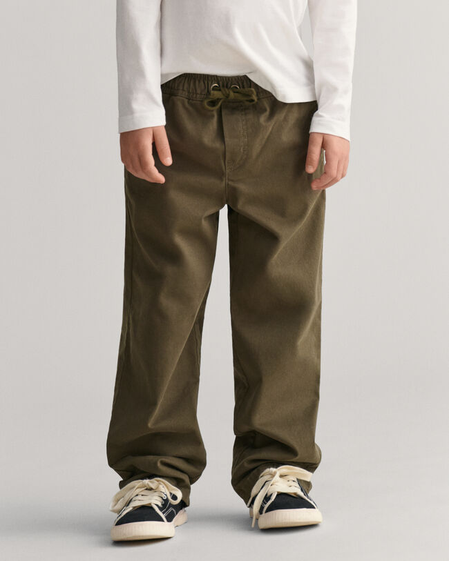 Kids Woven Pull-On Pants
