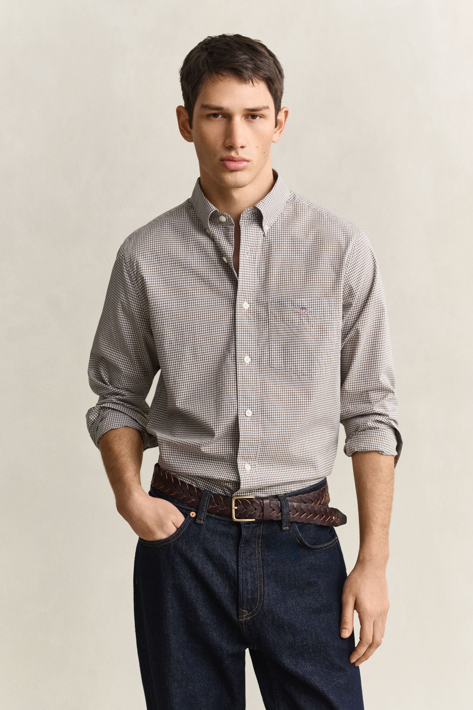 Gingham Classic Poplin Shirt