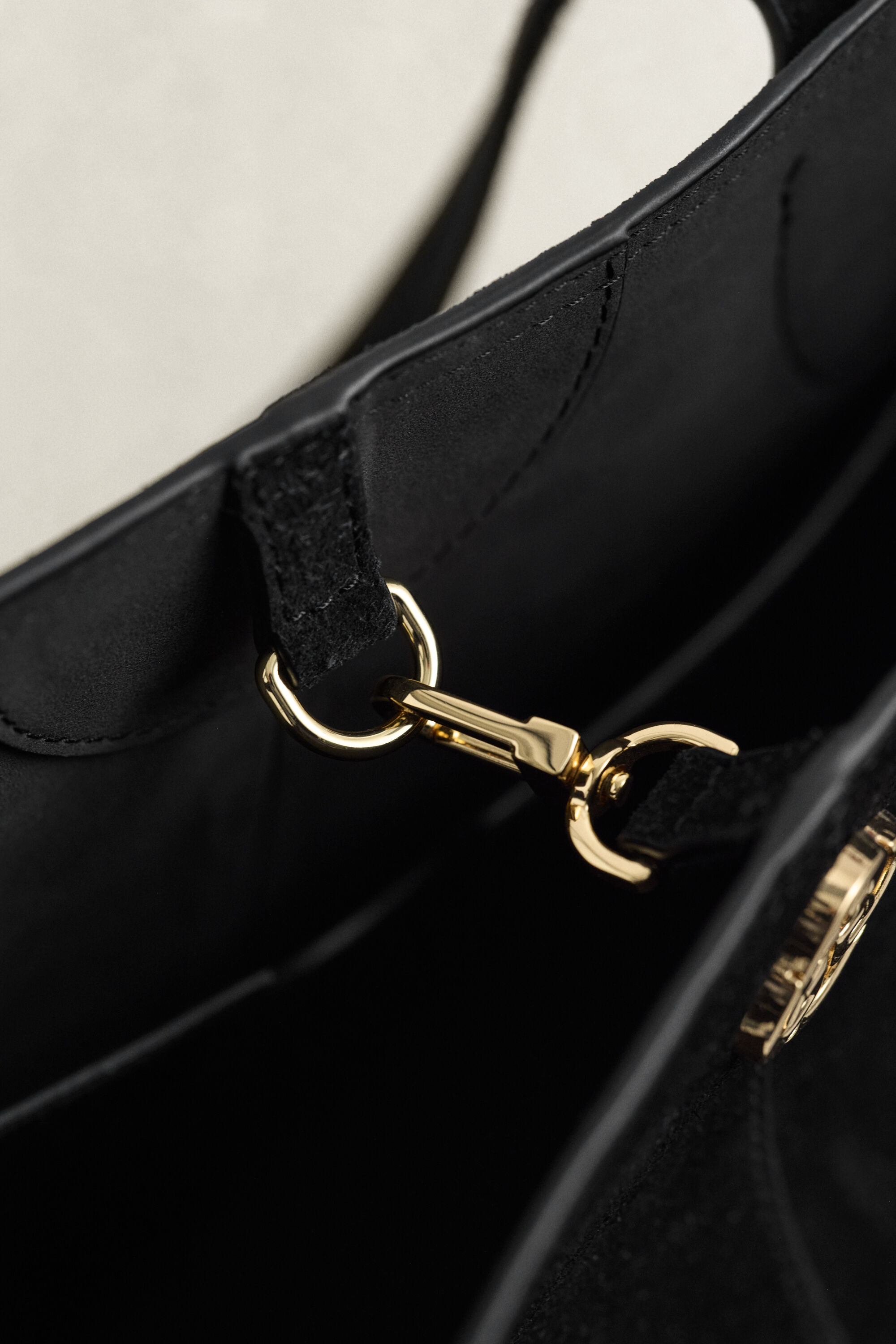 Suede Tote Bag