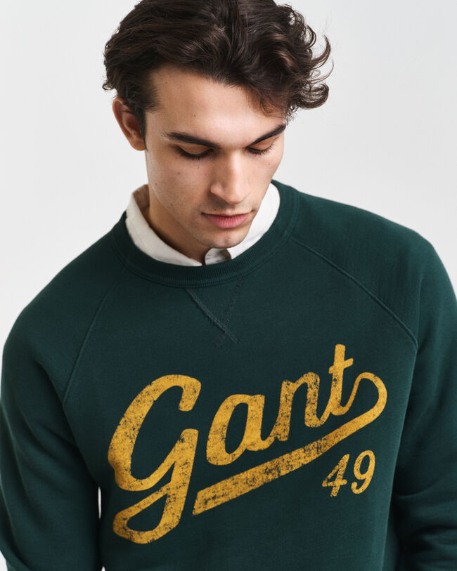 Graphic Crew Neck Sweatshirt