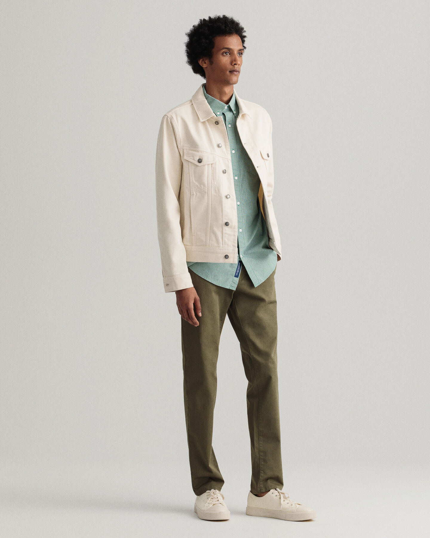 Hallden Slim Fit Twill Chinos