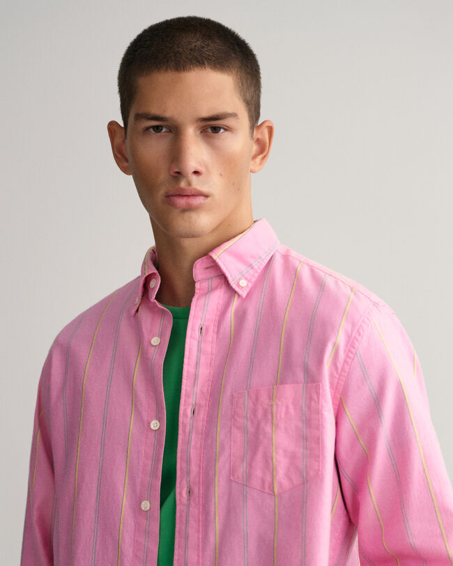 Regular Fit Striped Archive Oxford Shirt
