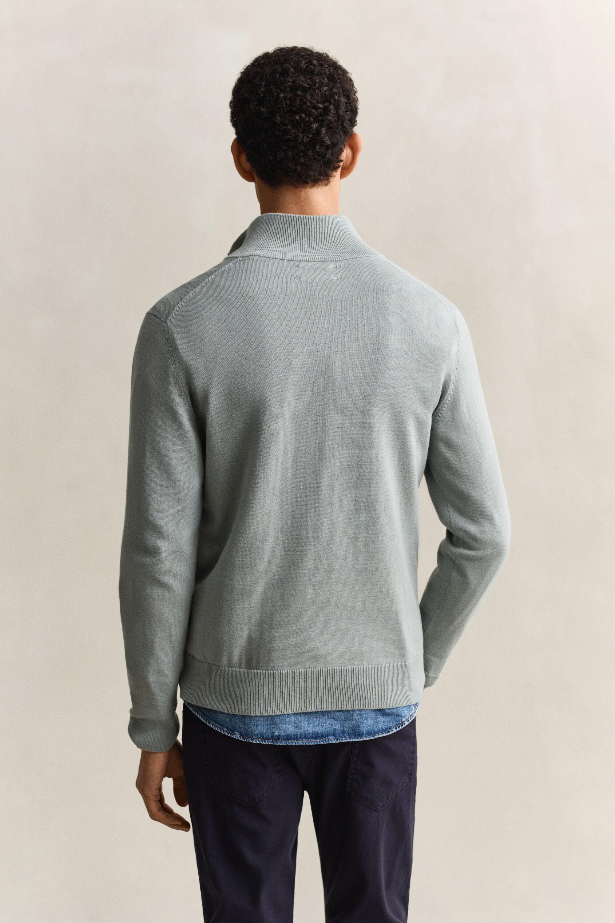 Classic Cotton Half-Zip Sweater