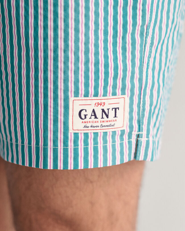Seersucker Swim Shorts