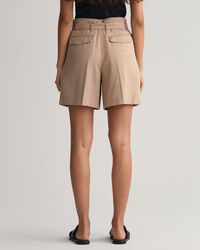 Relaxed Fit Belted Shorts