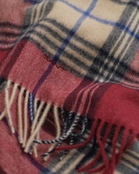 Checked Wool Scarf