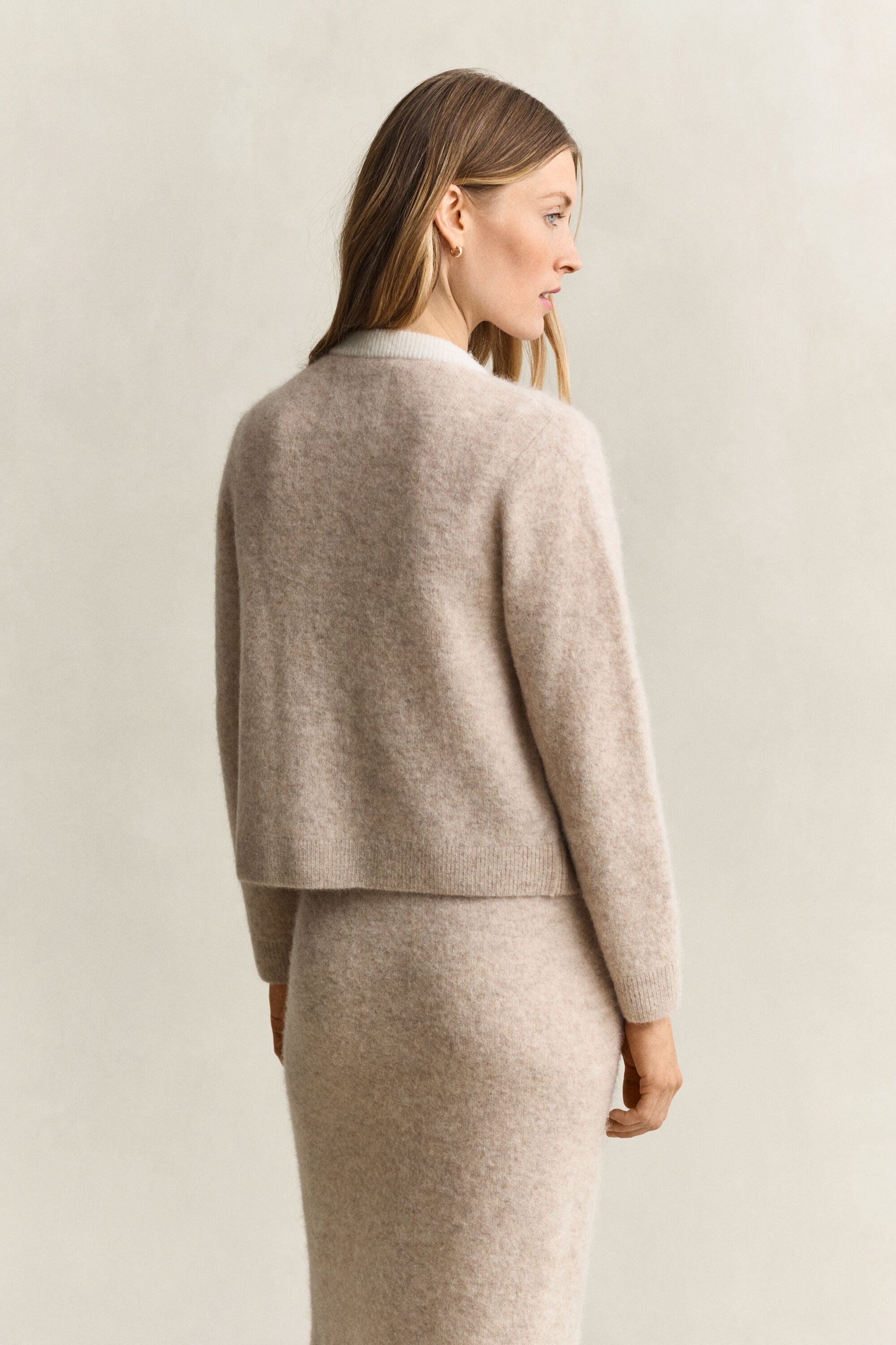 Alpaca Wool Blend Cardigan
