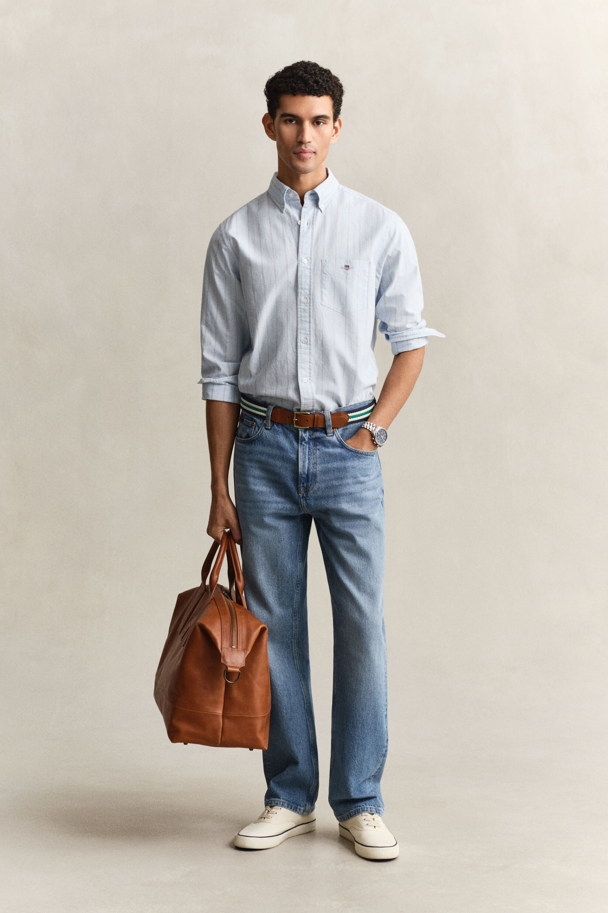 Striped Classic Oxford Shirt