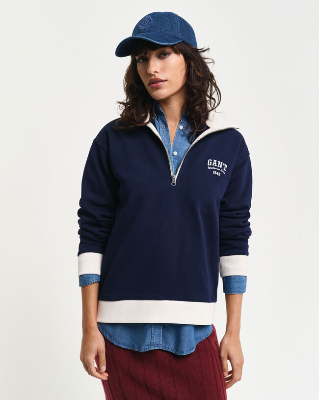 Small Graphic Half-Zip Sweatshirt