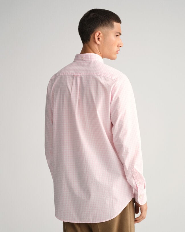 Regular Fit Gingham Broadcloth Shirt
