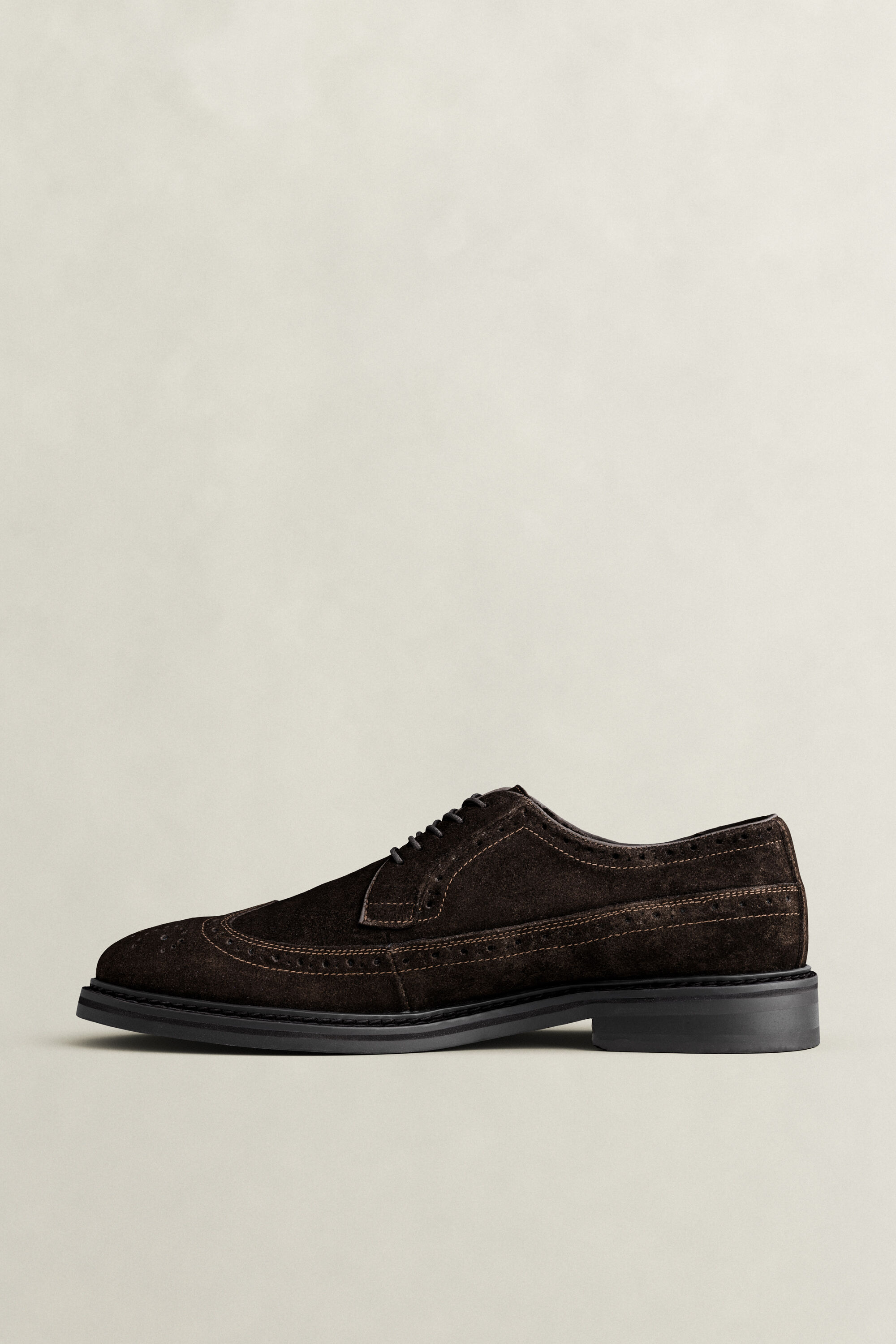 Bidford Suede Brogues — DARK BROWN