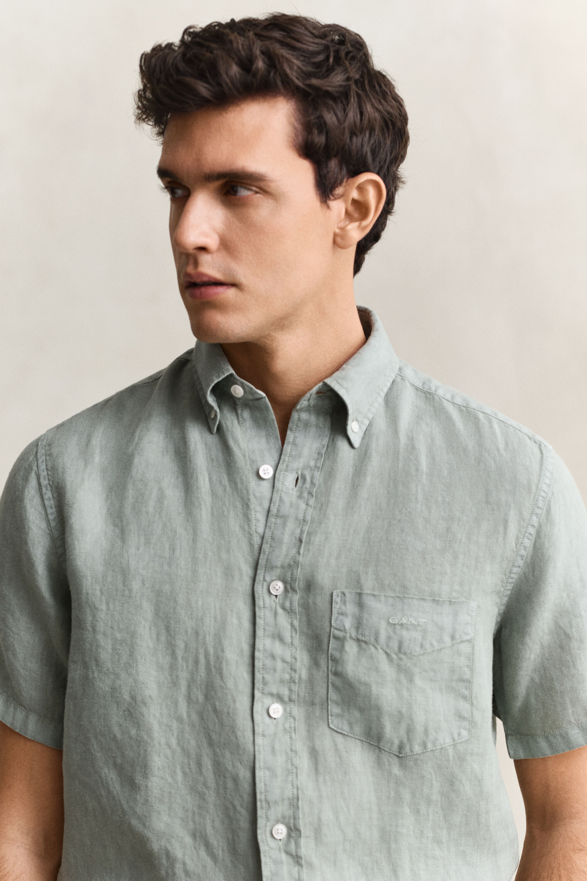 Short Sleeve Linen Shirt