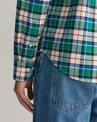 Regular Fit Checked Oxford Shirt