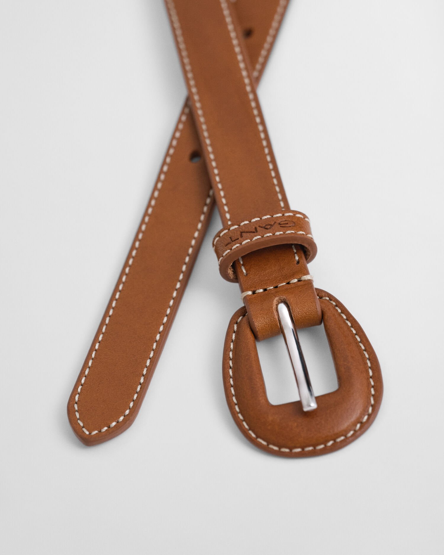 Leather Covered Buckle Belt