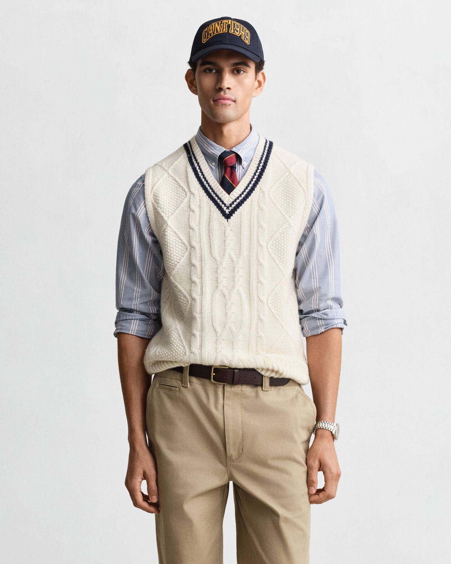 Cable Knit Vest