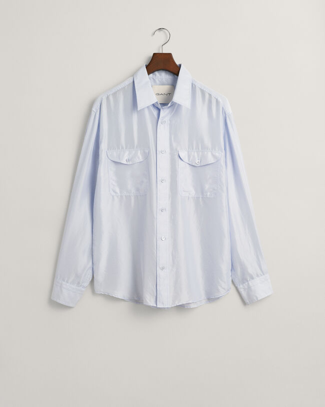Relaxed Fit Silk Shirt