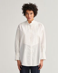 Oversized Pintuck Shirt