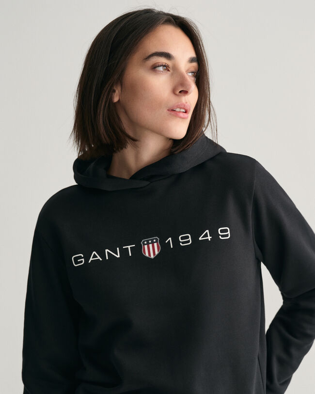 Archive Shield Print Hoodie