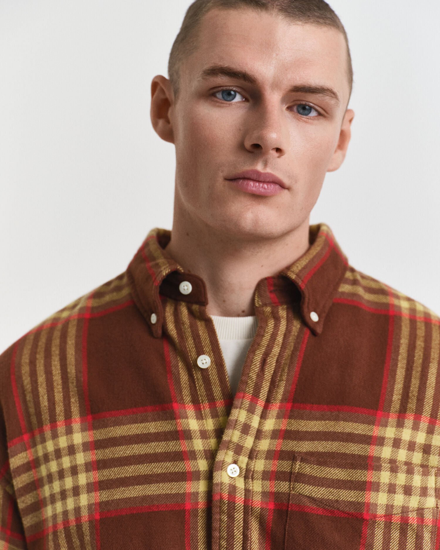 Oversized Flannel Twill Shirt