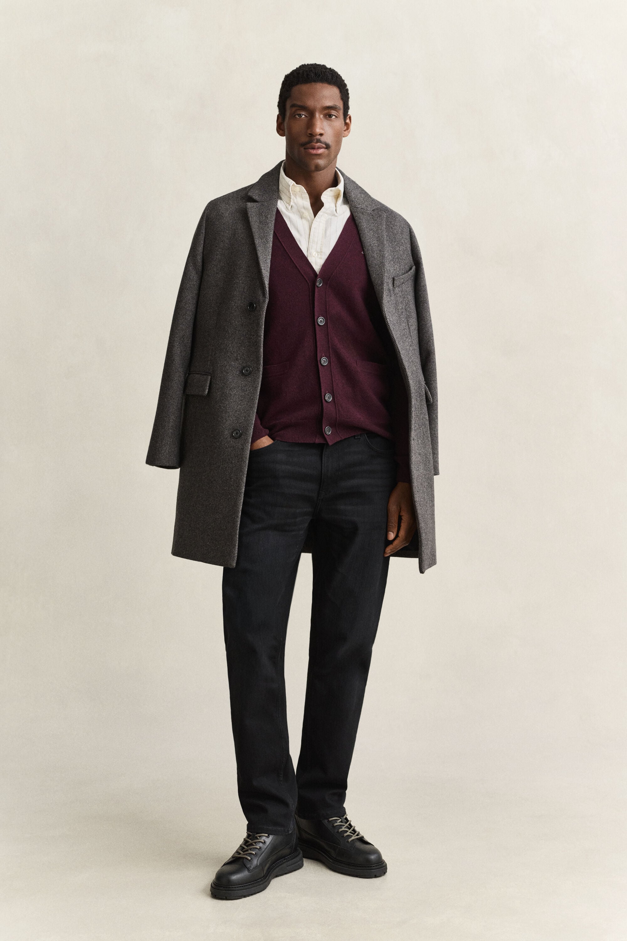 Lambswool V-Neck Cardigan