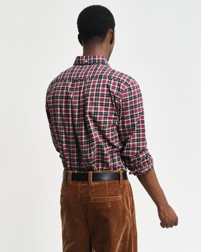 Regular Fit Checked Light Twill Shirt