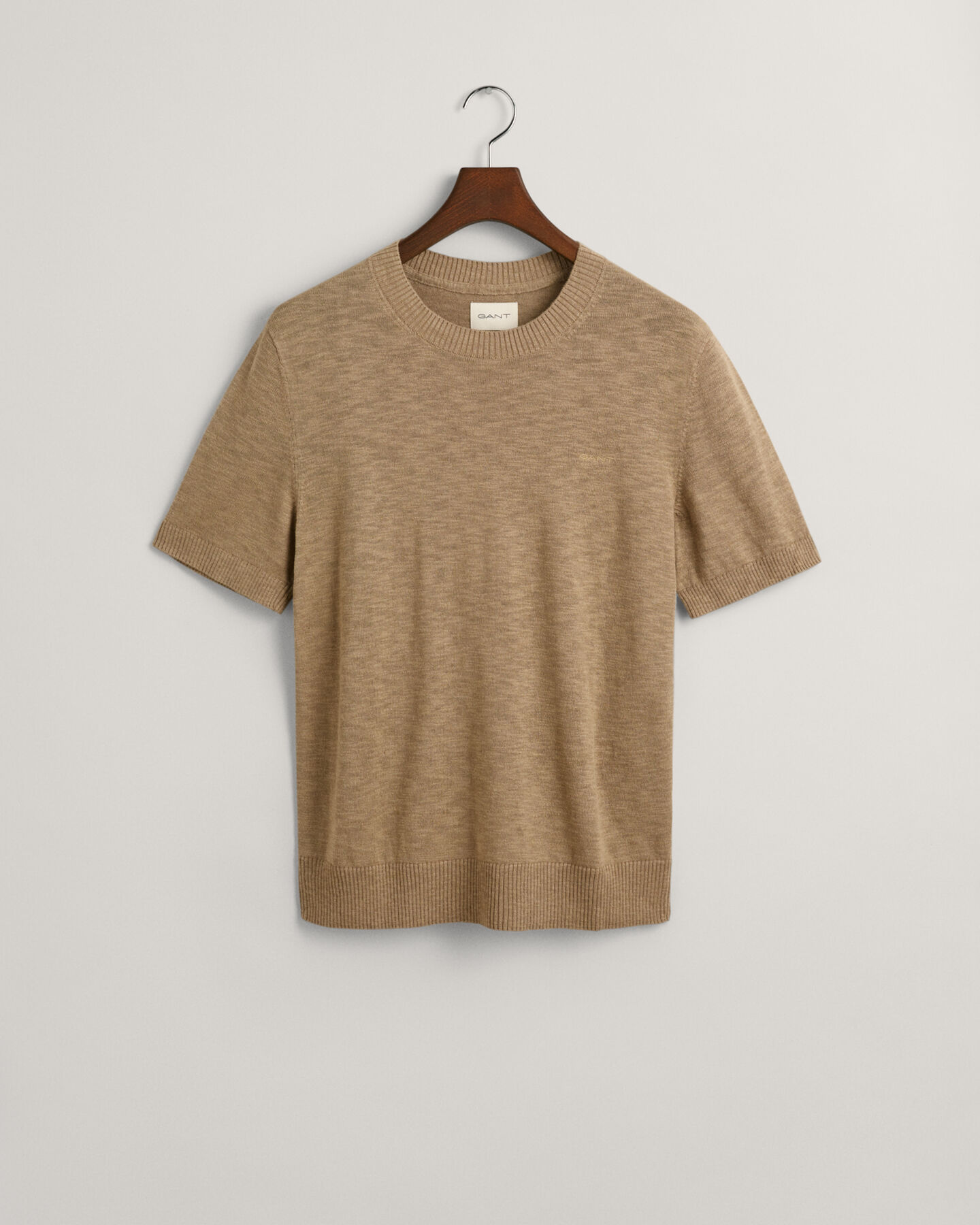 Knitted Cotton Linen T-Shirt