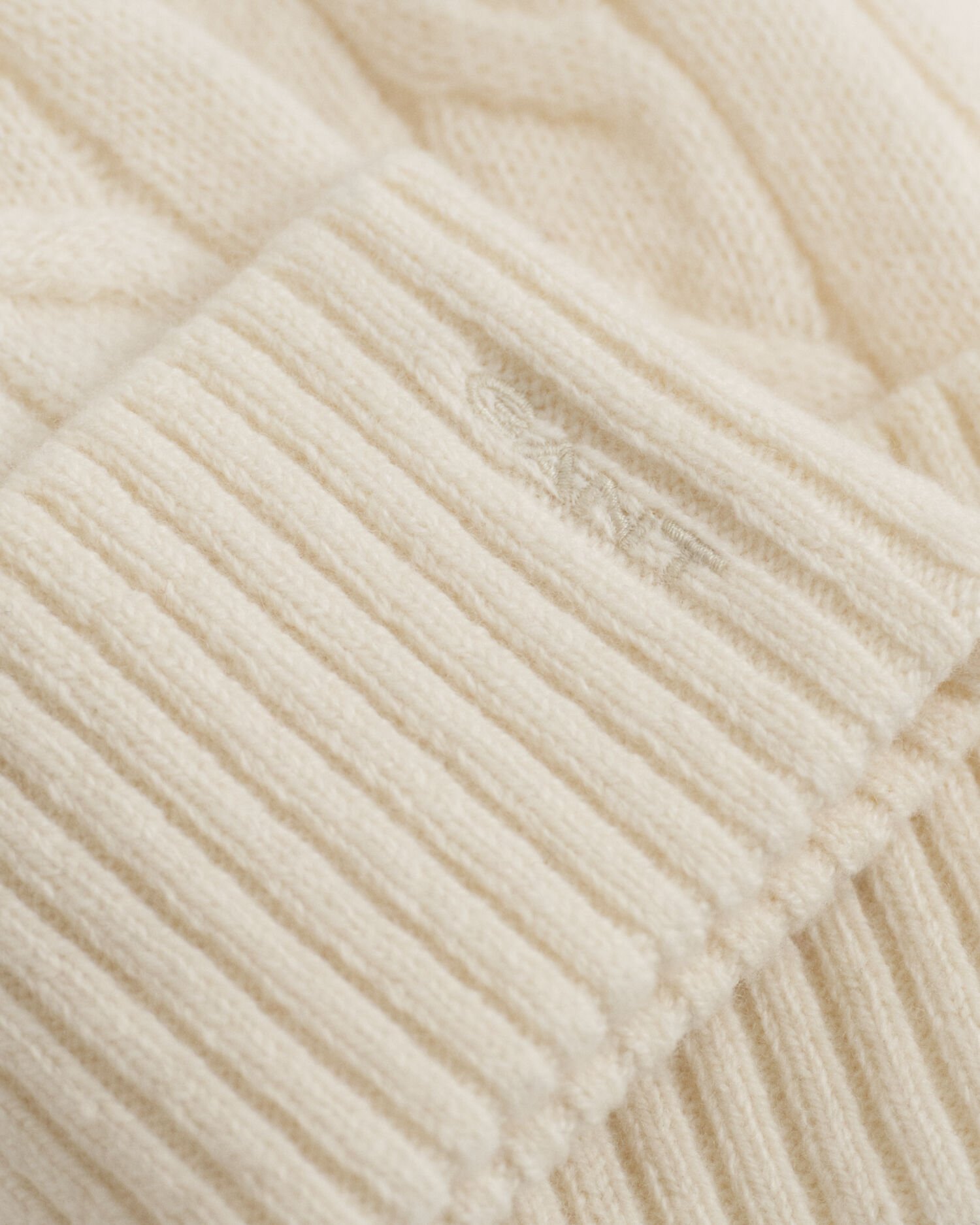 Cable Knit Wool Beanie