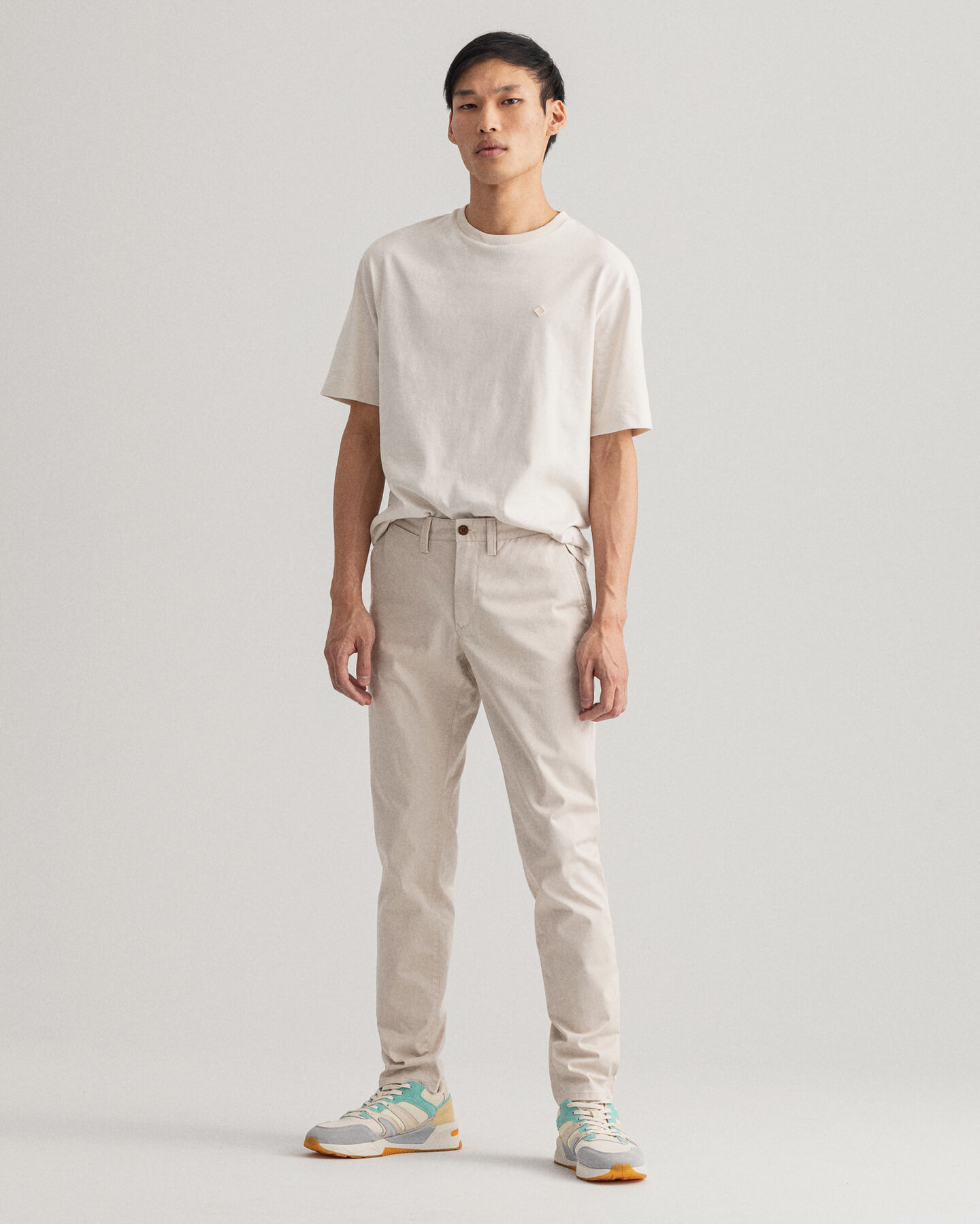 Hallden Slim Fit Twill Chinos