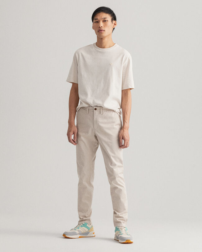 Hallden Slim Fit Twill Chinos