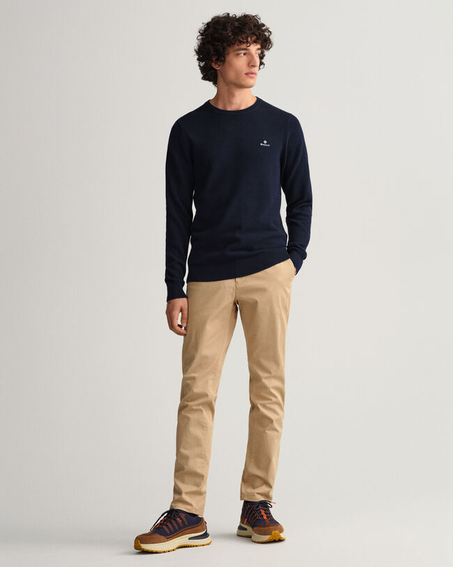 Hallden Slim Fit Twill Chinos