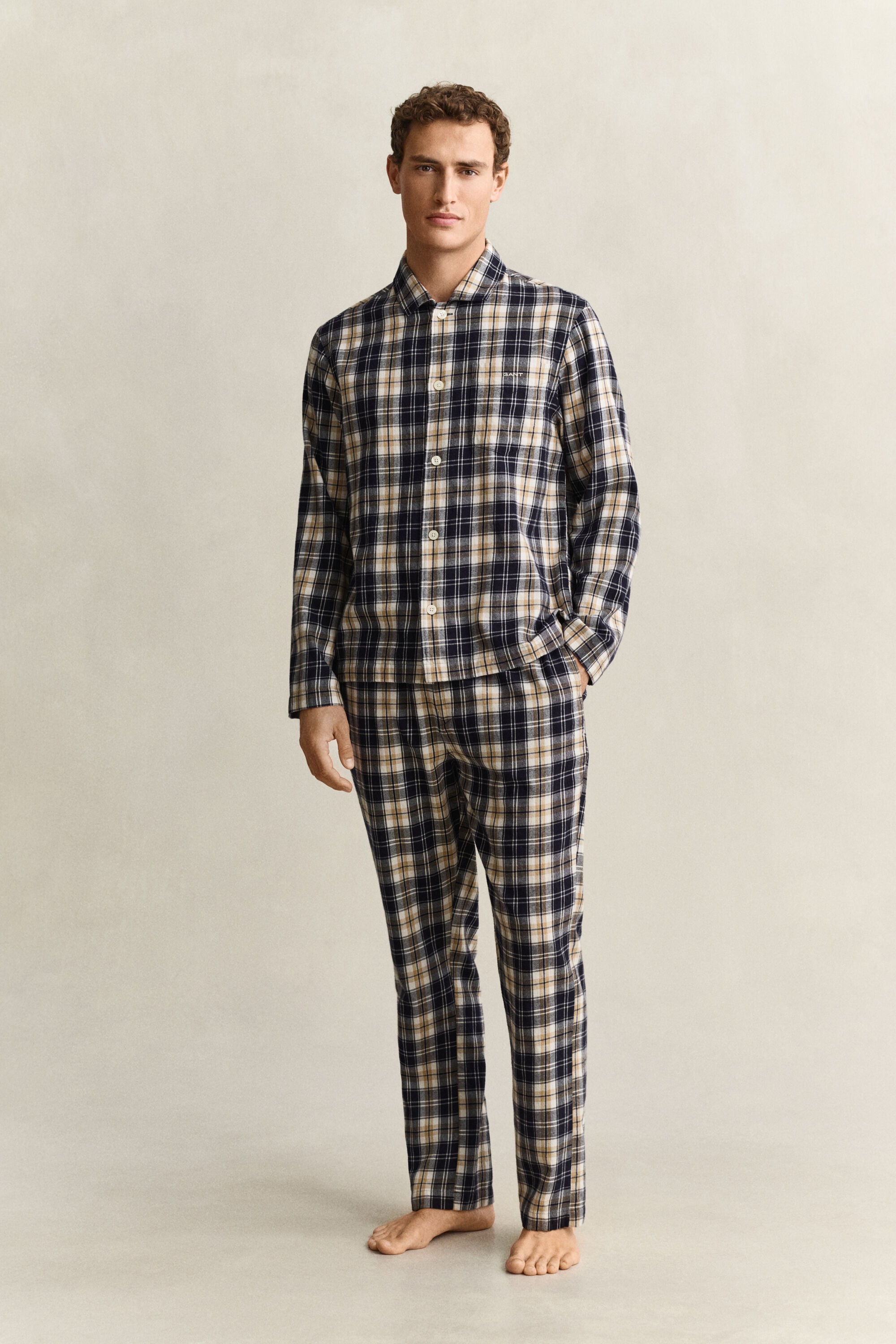 Checked Pajama Set